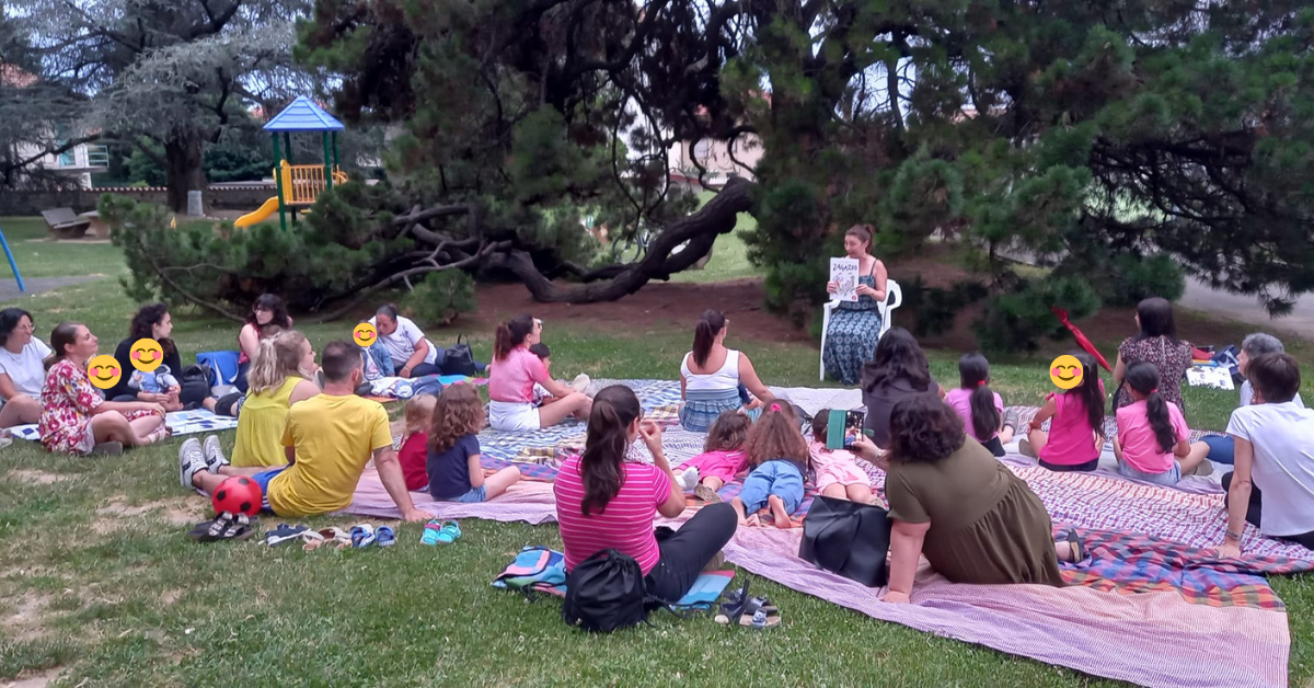Senti chi legge a Veniano! Bambini e famiglie al parco con le letture ad alta voce dei volontari ANCeSCAO